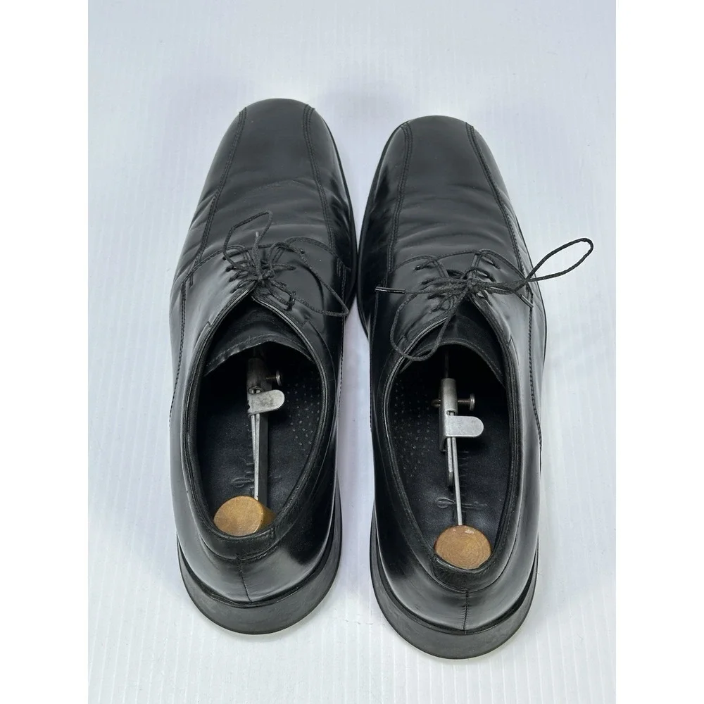 Cole Haan NikeAir Men's Black Leather Comfort Oxford Lace Up Shoes Size‎ 9 1/2 M